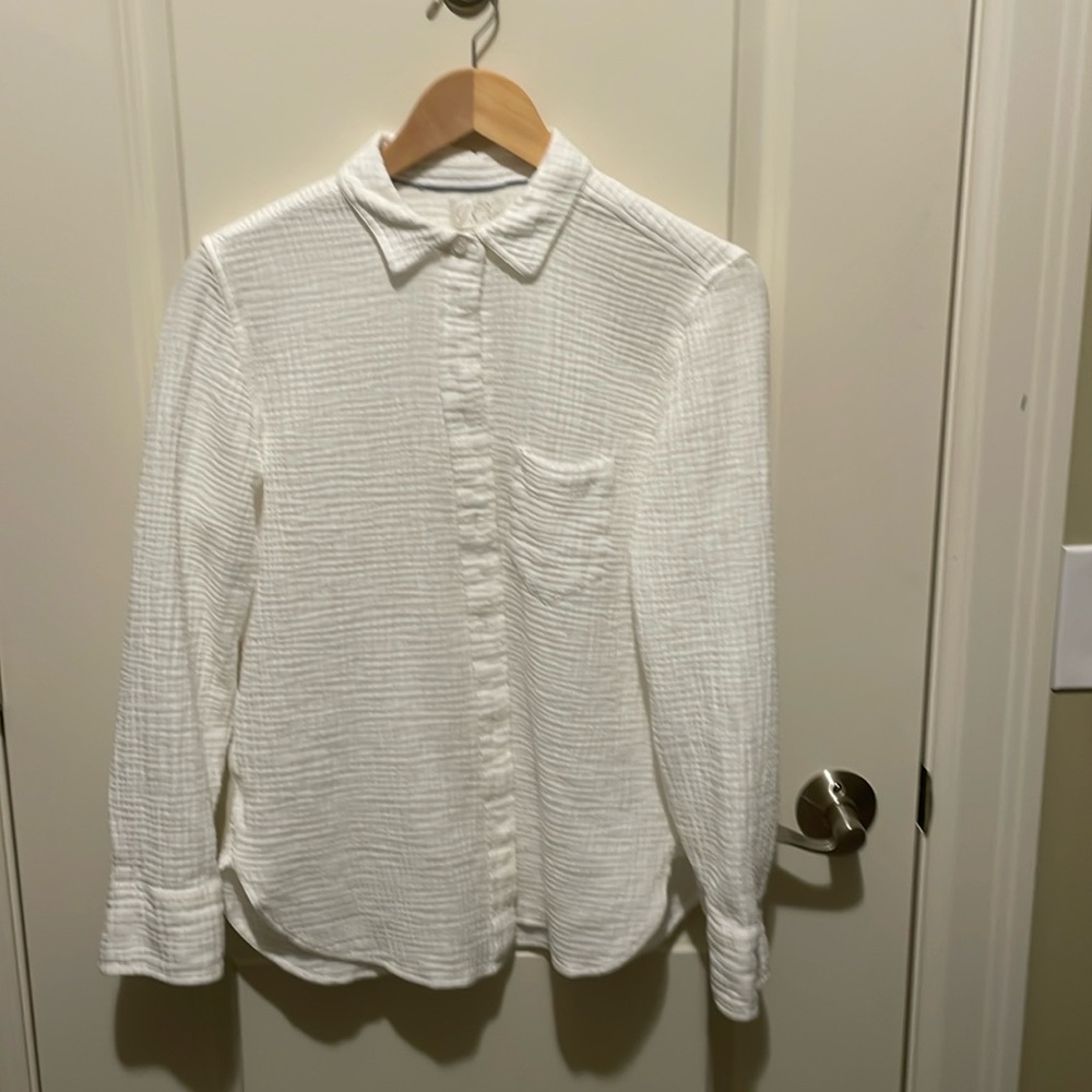 J. Crew classic double gauze shirt